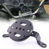 VELLOW Phone GPS Navigator Plate Bar Mount for Triumph Bonneville T120 2016–2021 and Bonneville Bobber 2016–2021, Type 3 view 1