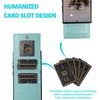 CQSJX Dnne Flip Wallet Case for Samsung Galaxy S23 Series, Blue, S23 Plus 6.6" view 3