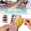 CQSJX Dnne Flip Wallet Case for Samsung Galaxy S23 Series, Blue, S23 Plus 6.6" view 4
