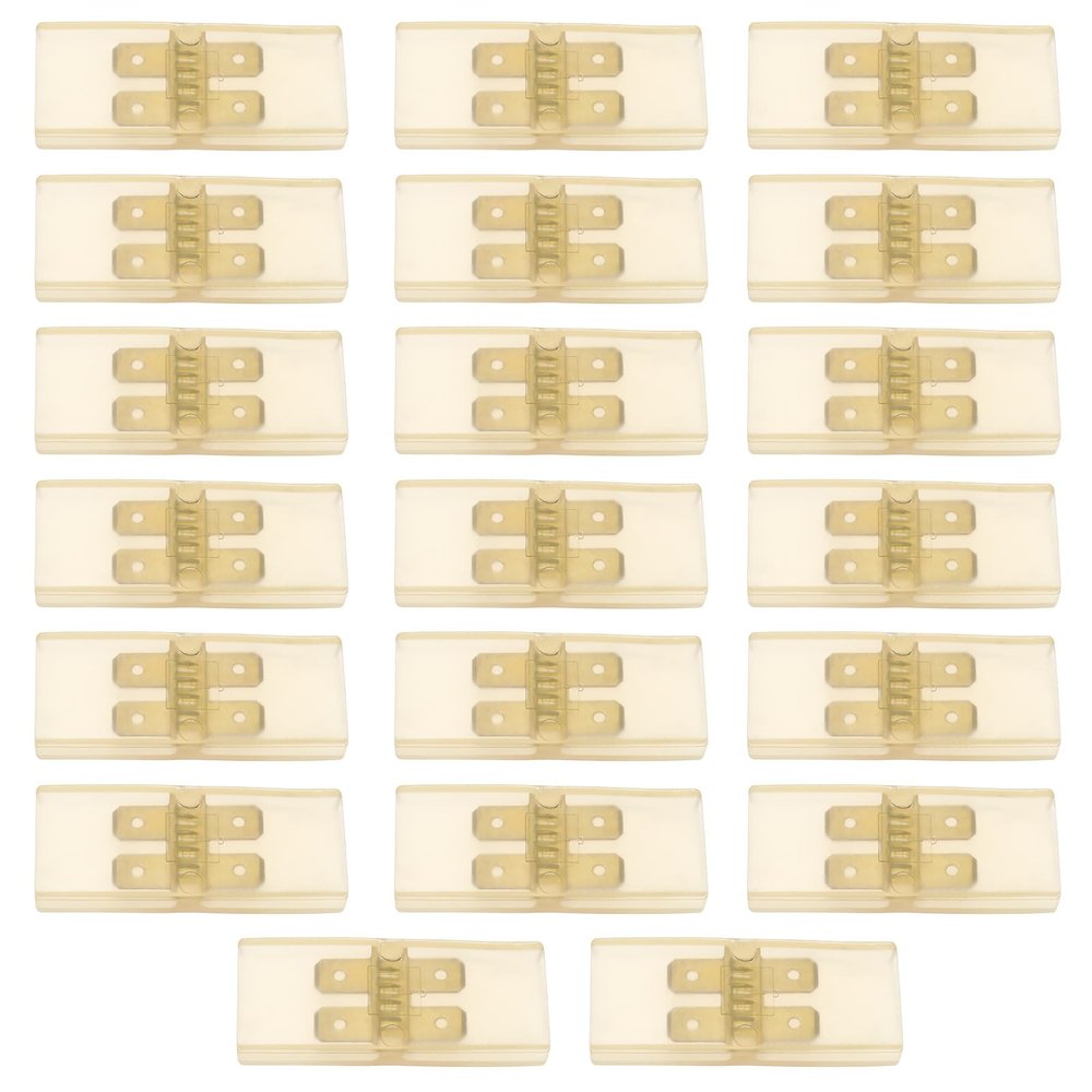 The Lord of the Tools 20 Sets 6.3 mm Male Spade Connectors with Insulating Sleeves, Four In-Line, 52 x 21 x 7 mm