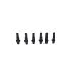 NORAZE 18 mm High-Strength Aluminum Alloy Nipples for 14G Spokes, Black, 100 Pieces view 3