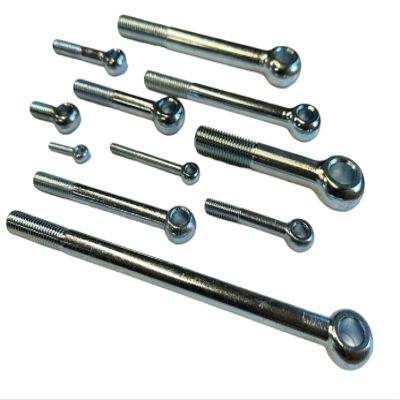 DIN 444 Galvanized Steel Eye Bolt M5–M20, Form B, Partial Thread (6 x 45 mm)