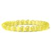 OutFyt 8 mm Natural Smooth Light Yellow Cat's Eye Stone Chakra Stretch Bracelet for Women, Chakra Gemstone Bracelet, Yoga Charm Bracelet for Men, Couple Jewelry, Christmas Gift view 1