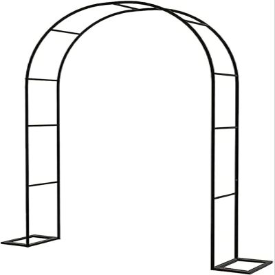 GueTTO Metal Rose Arch, 180 cm W x 220 cm H, Stainless Steel