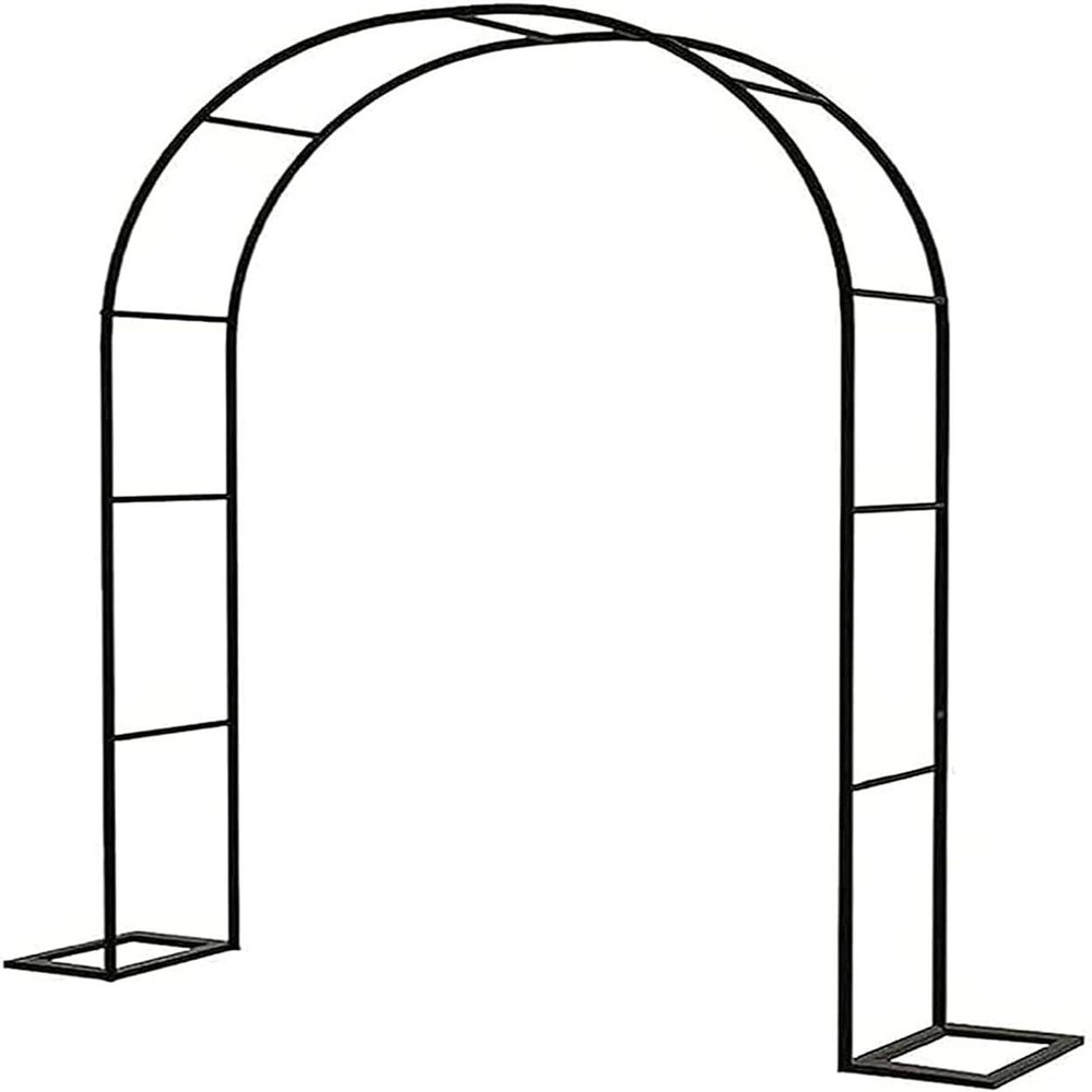 GueTTO Metal Rose Arch, 180 cm W x 220 cm H, Stainless Steel