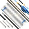 surwolf Pure Carbon Arrows for Target Archery, Spine 700/800/900/1000, 4.2 mm ID, 0.001" Straightness, 12-Pack Blue view 1