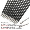surwolf Pure Carbon Arrows for Target Archery, Spine 700/800/900/1000, 4.2 mm ID, 0.001" Straightness, 12-Pack Blue view 4