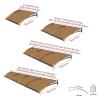 Brown Polycarbonate Lean-To Door Awning, 80 x 290 cm view 4