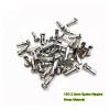 NORAZE Brass 13G 2.2 mm Spoke Nipples, Silver, 50 pcs, 13 mm view 2