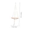 Happyyami Handwoven Wall Tapestry Plant Holder, 1-Piece, Cotton Yarn view 2