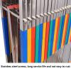 Industrial Expandable Metal Barricade, Portable Retractable Fence and Folding Scissor Gate for Construction, Streets, Garages, and Outdoor Use (Silver + Red) view 4