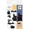 Artemio Transparent Halloween Stamps, 10-Piece Set view 1