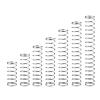 NEZIH Lbin Stainless Steel Compression Springs, 6–14 mm OD, 5–50 mm Length, 0.8 mm Wire view 1