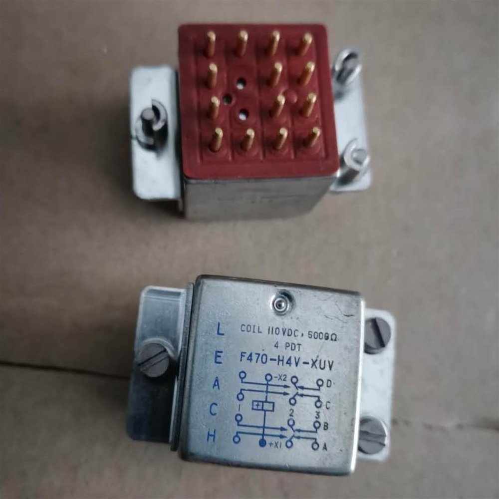 F470-H4V-XUV 110 VDC, 5 kOhm / FD670-H4V-XUUZ 110 VDC, 3.5 kOhm Relay, 14 Pins, 1 pc. (Size: F470-H4V-XUV 110V)