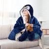 MZIEIU Penguin Wearable Blanket for Women with Sleeves and Hood view 2