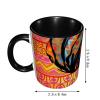 RFSHOP African Girl Ethnic Geometric Print Ceramic Coffee Mug, 325 ml Travel Tea Cup for Office and Home view 3