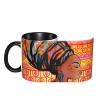 RFSHOP African Girl Ethnic Geometric Print Ceramic Coffee Mug, 325 ml Travel Tea Cup for Office and Home view 4