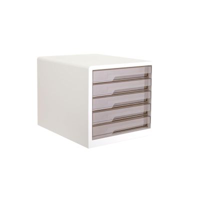 Plastic Desktop Storage and Organization Cabinet with Multi-Tier Drawers