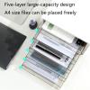 Plastic Desktop Storage and Organization Cabinet with Multi-Tier Drawers view 2