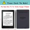NAWVNMI Protective Case for Kindle Voyage (2014), PU Leather, Gray view 2