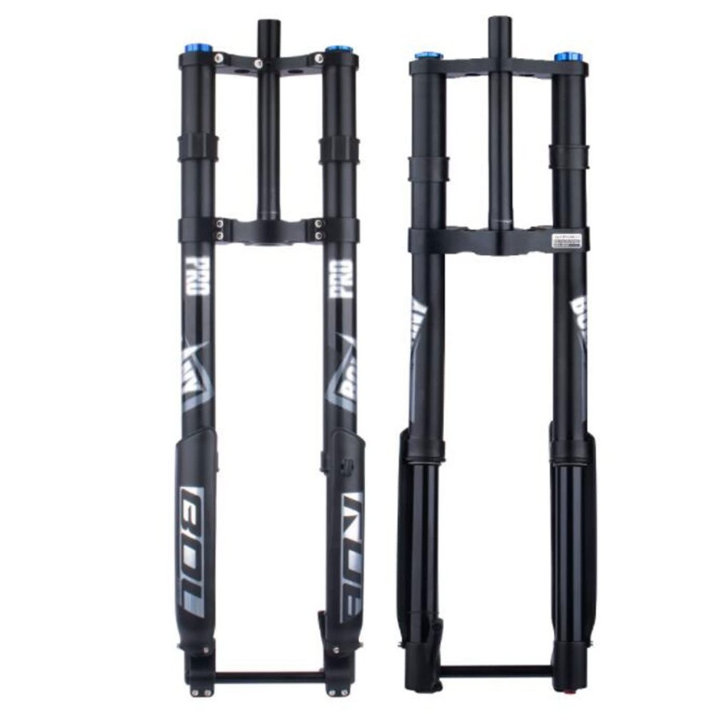ZECHAO 160 mm Travel Inverted MTB Suspension Fork, 15 x 150 mm Thru-Axle, Black, 29 in