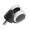 5-Piece Set 10/11 mm 2-Inch PU Office Chair Casters, Circlip/Screw, Silent Universal Wheels view 3
