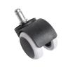 5-Piece Set 10/11 mm 2-Inch PU Office Chair Casters, Circlip/Screw, Silent Universal Wheels view 4