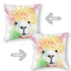 NIBABA Alpaca Decorative Pillow Cover, 30 x 30 cm view 4