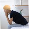 Beavorty 3-Piece Silicone Bald Cap for Adults, Adjustable Elastic Bald Head Cover for Cosplay, Masquerade, Carnival and Halloween view 2