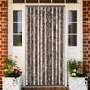 Homgoday Chenille Insect Curtain, Beige and Light Brown, 90 x 220 cm view 1