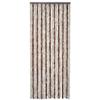 Homgoday Chenille Insect Curtain, Beige and Light Brown, 90 x 220 cm view 2