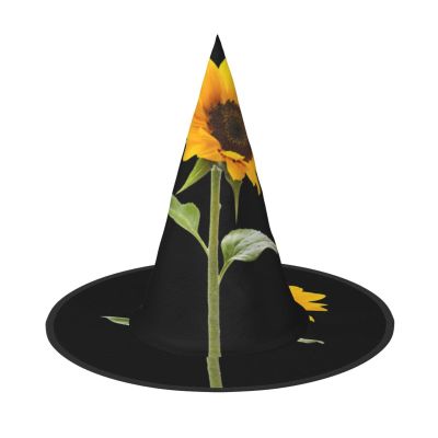 SSIMOO Bloom Fashion-Forward Halloween Sunflower Witch Hat for Women