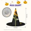 SSIMOO Bloom Fashion-Forward Halloween Sunflower Witch Hat for Women view 3