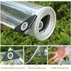 Clear PVC Vinyl Tarp Side Panels with Zipper, 100% UV Protection, 2.8 x 2.8 m view 3
