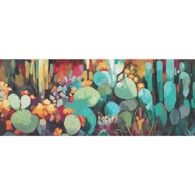 DNOVING GWP-222072412 Gift Wrap for Boys and Girls, Cactus Garden Design, Birthday, 147.3 x 58.4 cm, 2 Rolls