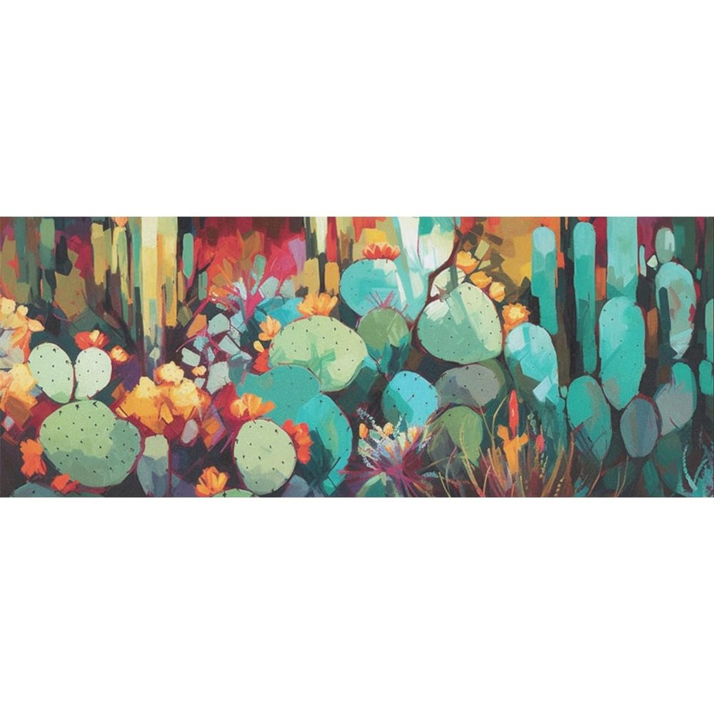DNOVING GWP-222072412 Gift Wrap for Boys and Girls, Cactus Garden Design, Birthday, 147.3 x 58.4 cm, 2 Rolls