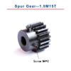 Stepped Spur Gear, Module 1.5, 15 Teeth, 6.35 mm Bore view 2