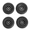 Graootoly 4-Piece 47 x 18 mm Wheel and Tire Set for SCX24 90081 AXI00001 1/24 RC Crawler view 4