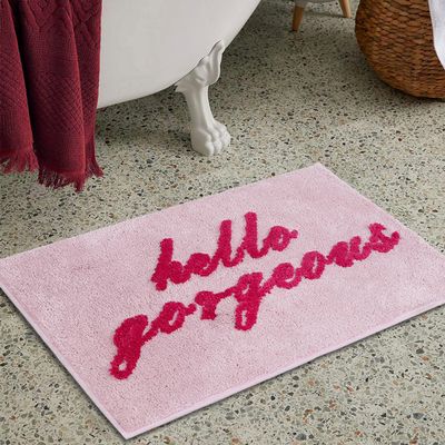 Hello Gorgeous Indoor & Outdoor Doormat, 50 x 80 cm