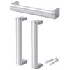 Stahlia Stainless Steel Cabinet Handles, 160 mm, Oval, 5-Pack view 1