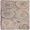 CASAVANI Collection Square Braided Chindi Cotton & Jute Rug, 2.4 x 2.4 m, Multicolor view 2