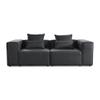 Home Deluxe Verona Modular Sectional Sofa, Anthracite, Size S, Approx. 240 x 70 x 120 cm, Seat Height 46 cm, Seat Depth 80 cm, incl. Cushions view 1