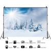 Winter Snow Photography Backdrop, 300 x 200 cm, 3D Forest view 2