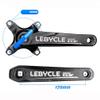 Samnuerly Mountain Bike Crank Arm Set, 170 mm, 104 BCD, Square-Taper Crankset, Aluminum Alloy, MTB Crankset (Black) (Blue) view 3