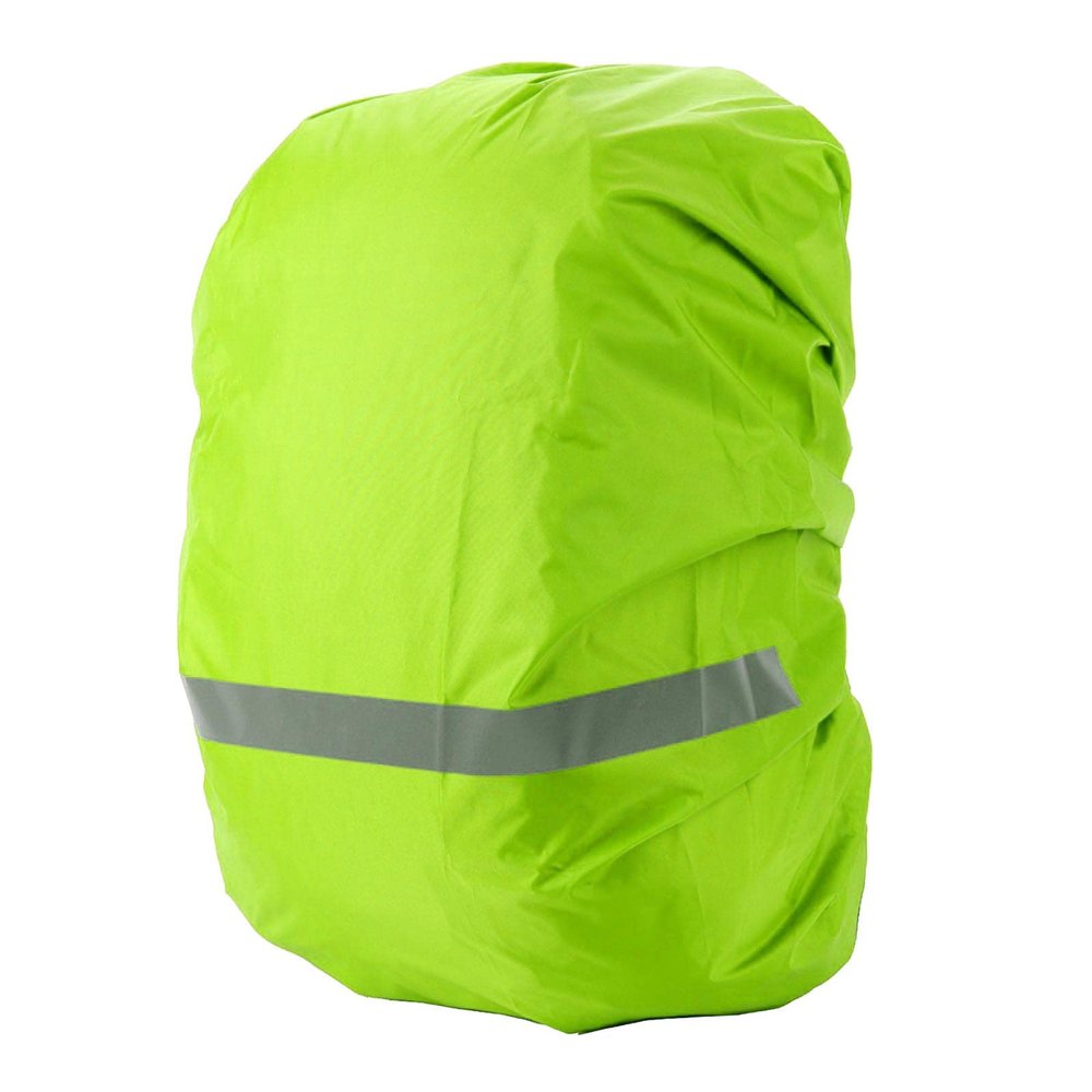 IUNSER Waterproof Backpack Rain Cover with Reflective Strip, 10–70L, Green, XS