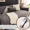 MTHGH Non-Slip Sofa Cover and Protector for 1/2/3/4-Seater and L-Shaped Sofas, Dog/Cat Cover, Black, 110 x 240 cm view 4