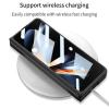 Case for Samsung Galaxy Z Fold 4, Ultra-Thin Wallet Case with Stand, Card Slots, Wireless Charging Support, Shock-Resistant, Black view 3