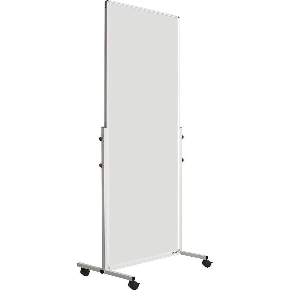 kaiserkraft Mobile Whiteboard, Steel Sheet, White