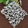 Metal Die-Cutting Stencil, 14.6 x 13 cm, Alphabet Letters view 1