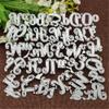 Metal Die-Cutting Stencil, 14.6 x 13 cm, Alphabet Letters view 3